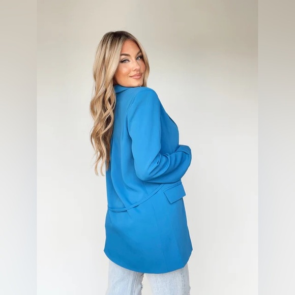 Lane 201 Treasure You Blazer in Blue - Picture 3 of 7